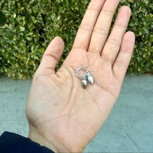 ⬇️ $36 Brushed Sterling Acorn Earrings